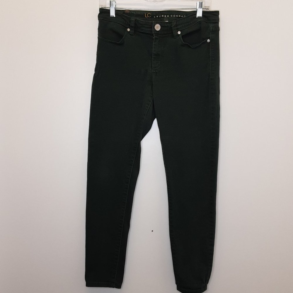 Lauren Conrad Dark Green Jeggings